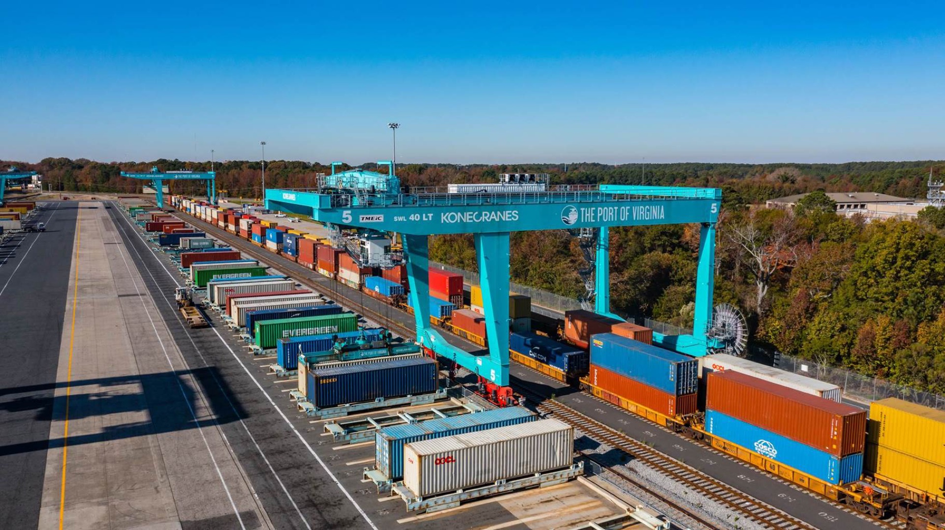 Port of Virginia container operations