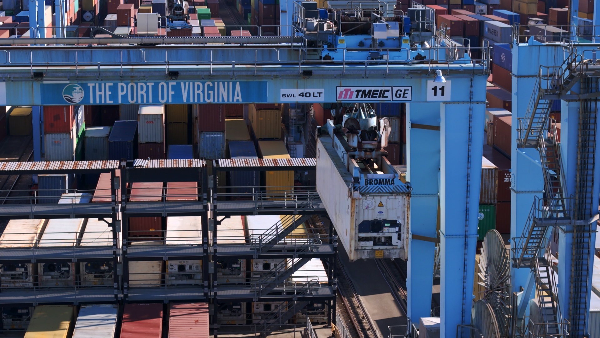 Port of Virginia container operations
