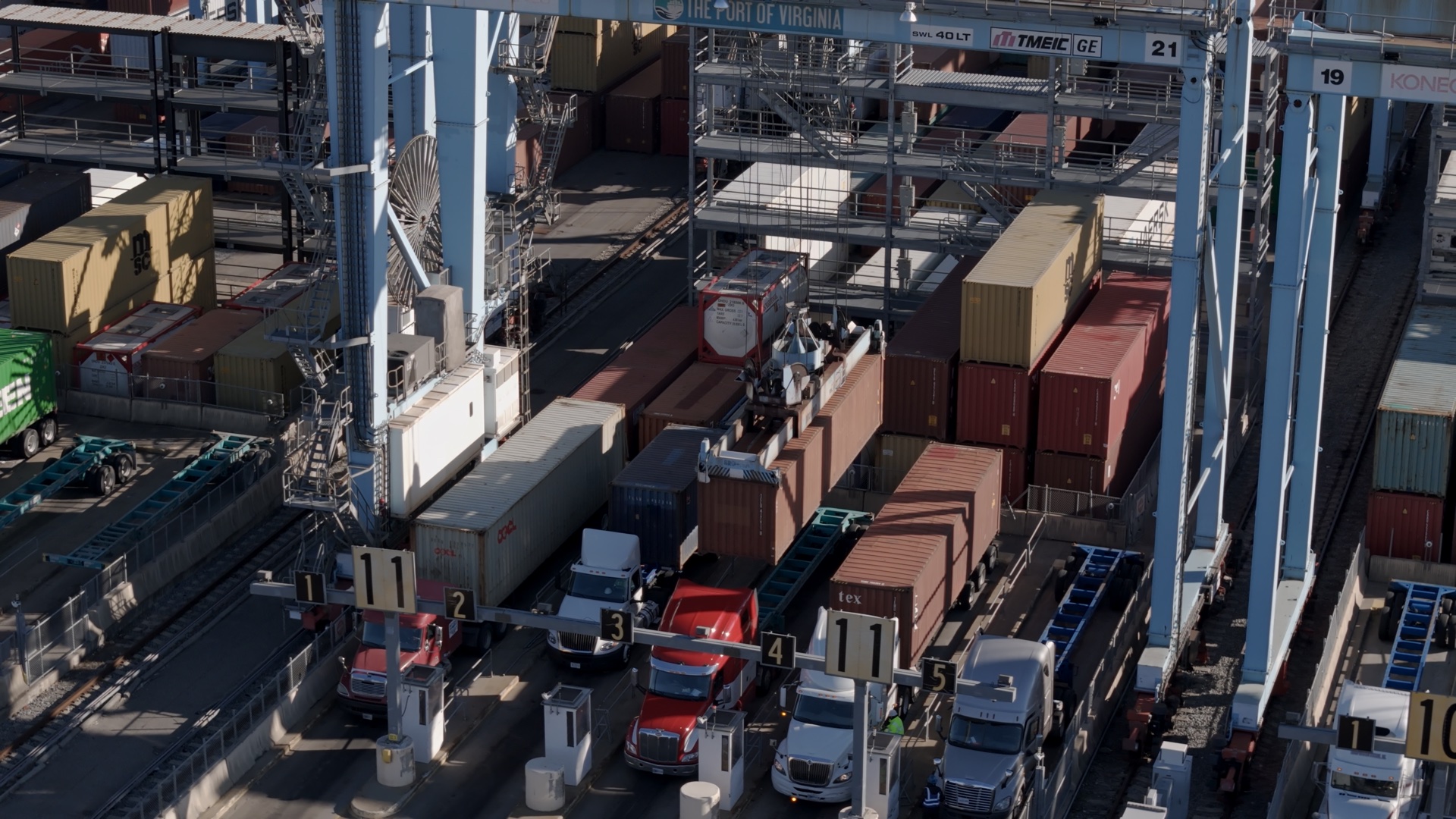 Port of Virginia aerial view